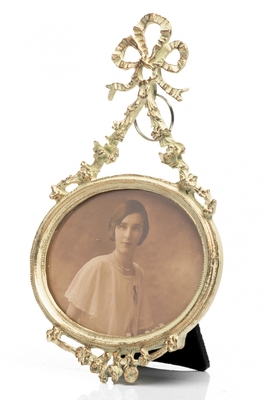 Ovaal Strik Hanger (Creme)